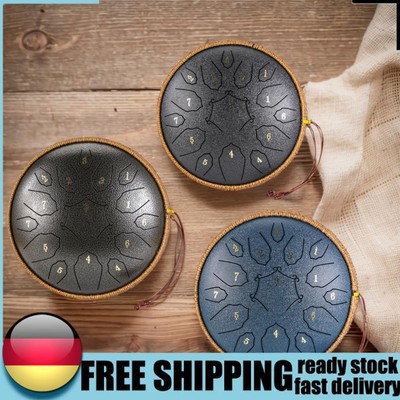 12 Inch Steel Tongue Drum Percussion Musical Instrument Child Beginner Hand Drum