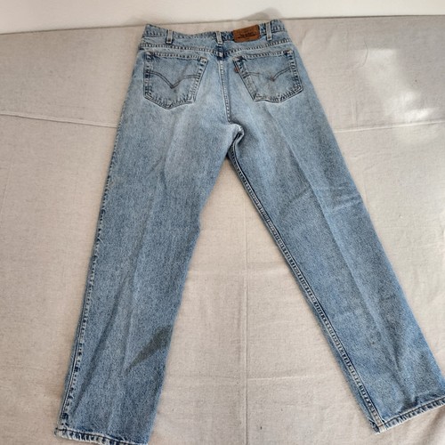 Vintage Levis Jeans Mens 34x31 Blue 540 Relaxed Straight Denim Pants Baggy 90s - Picture 13 of 19