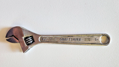 Vintage Craftsman 8 inch Adjustable Wrench Forged Alloy in USA