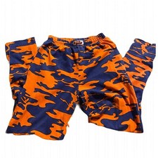 Vintage Blitz Wear Orange And Blue Camo Pants Stretchy Large