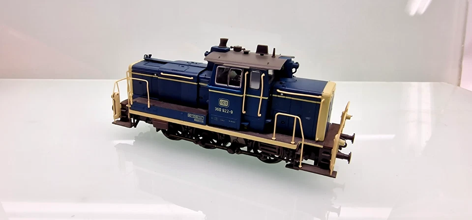 (M) H0 ROCO 43621 DB 360 922-9 Diesellok Rangierlok blau analog DC OVP - Bild 3 von 4