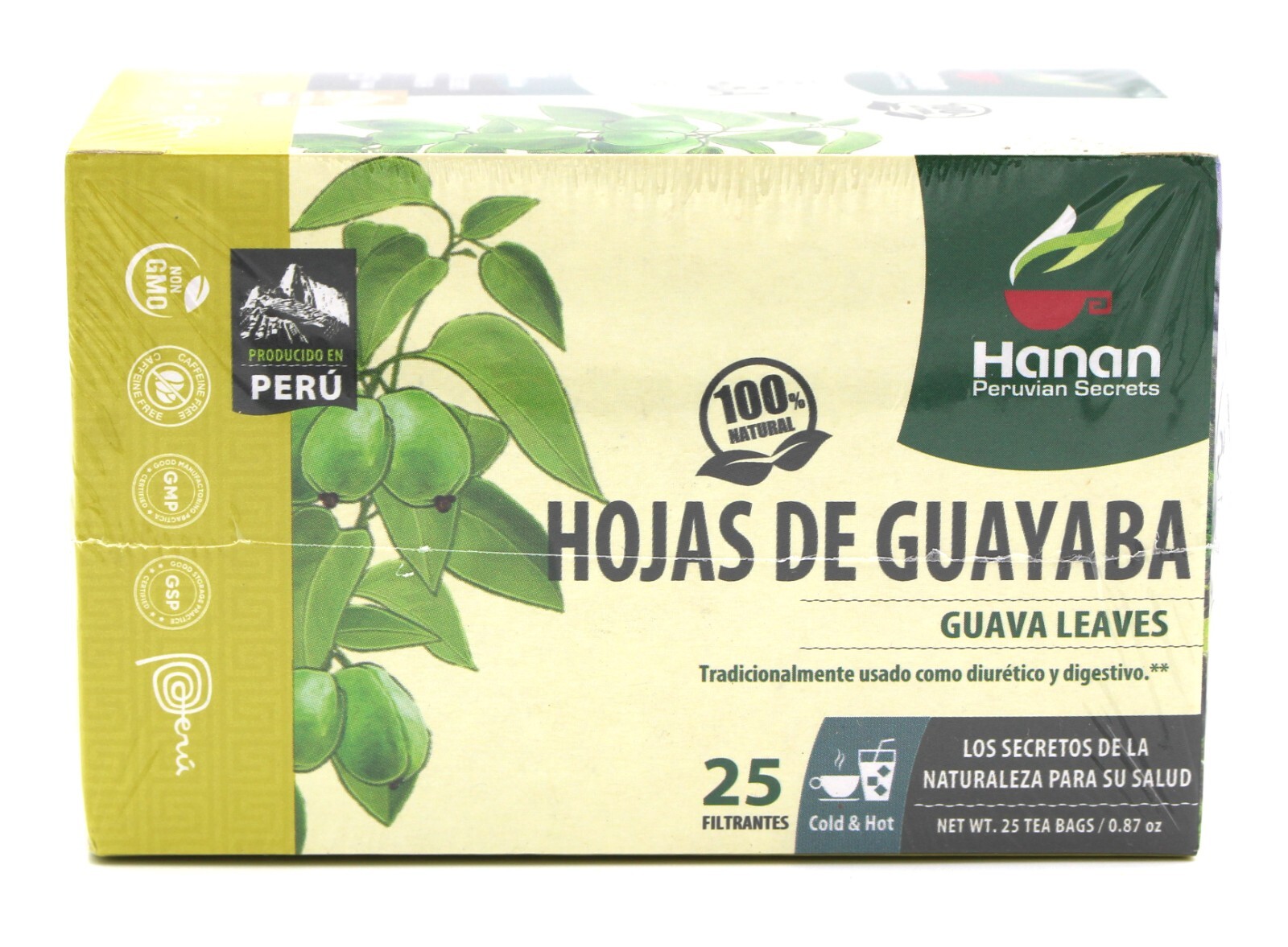 Bags Hoja De Guayaba (guava Leaves Tea Bags) 1 Box