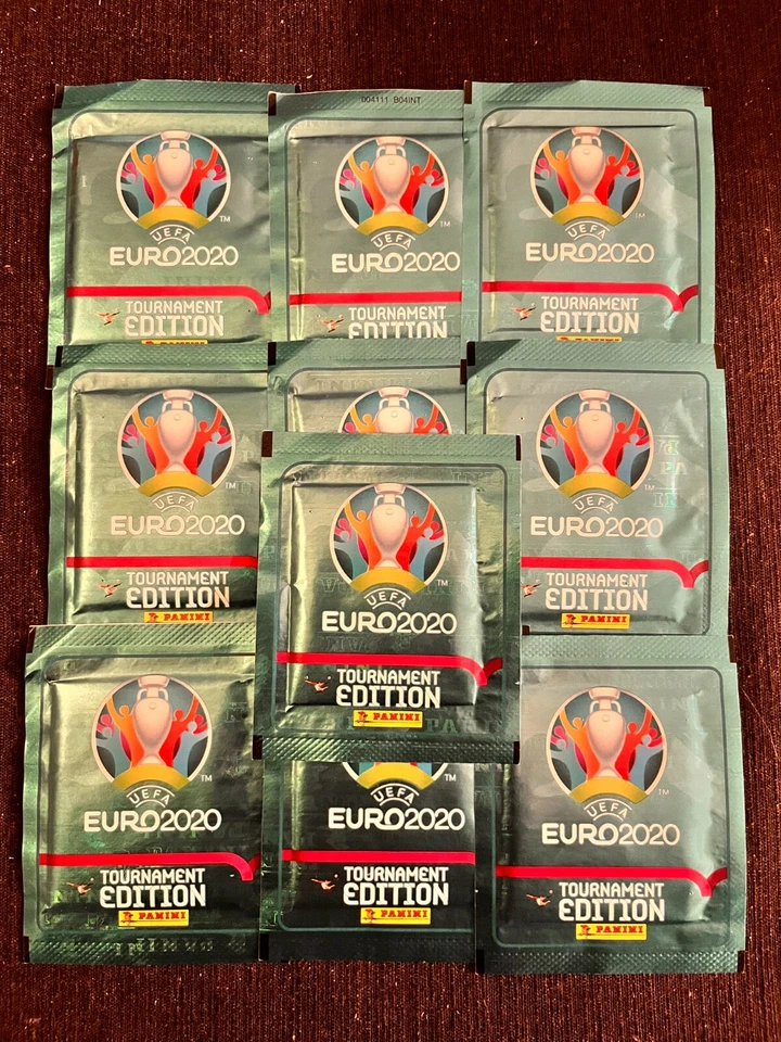 4 DIFFERENT VERSION POCHETTES PACKETS PANINI EURO 2020 TOURNAMENT EDITION