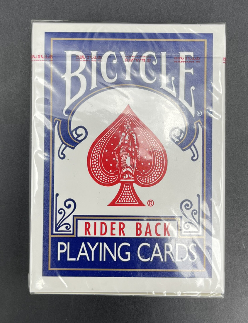 Bicycle Blue Rider Back Playing Cards Poker 808 Blue Seal