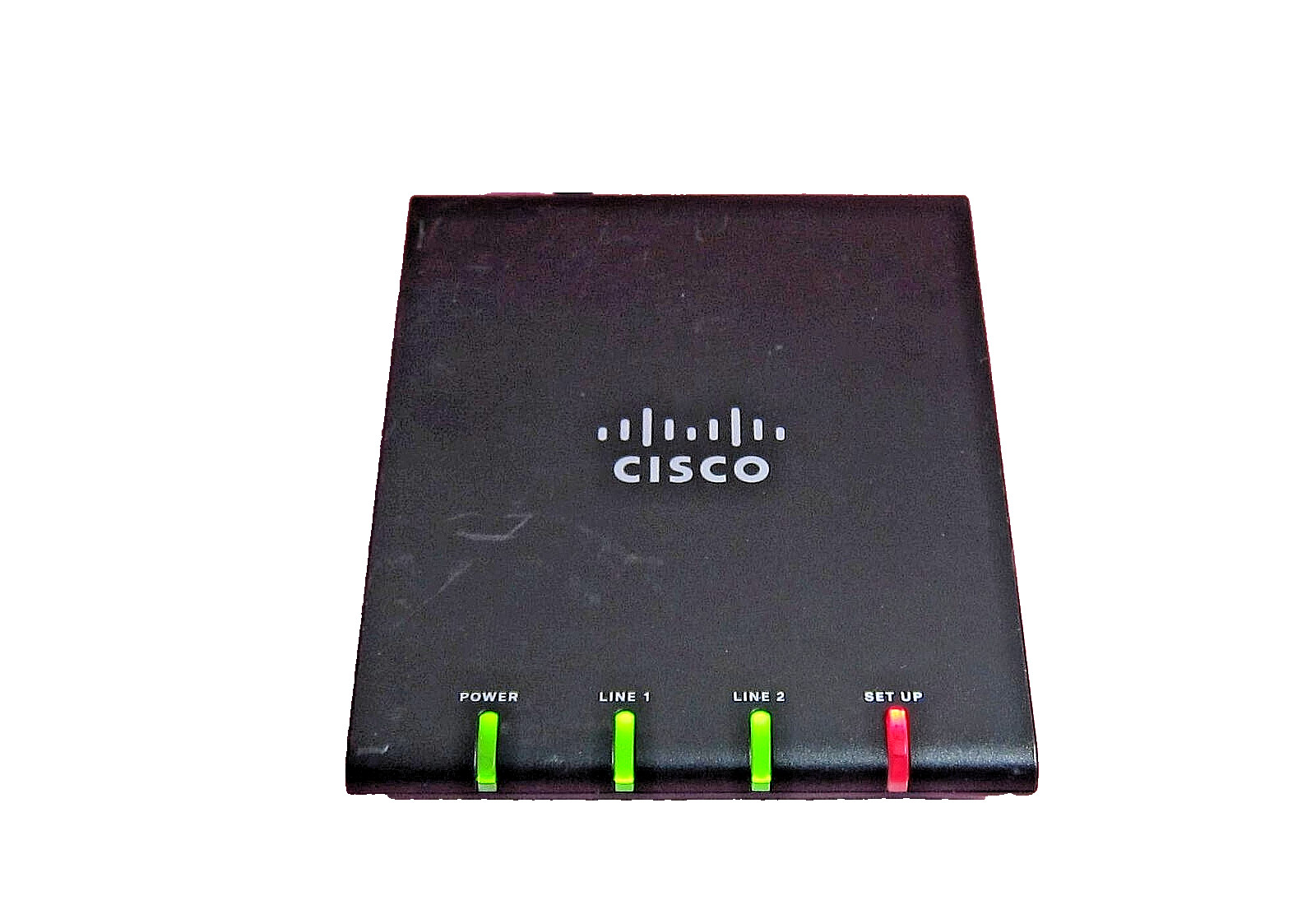 Genuine Cisco ATA 187 v01 Analog Telephone Adaptor - (No AC Adapter)