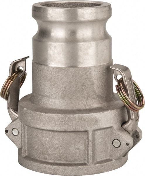 3" x 2-1/2" Cam & Groove Female Coupler Male Adapter Aluminum, 600 Max psi, f...