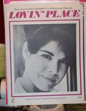1964 SHEET MUSIC VINTAGE GAIL GARNETT LOVIN' PLACE