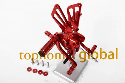 For Suzuki GSX1300R Hayabusa 1999-2017 Rearsets Foot Peg Red CNC