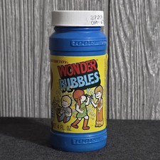 Vintage 1979 Wonder Bubbles W/Wand Tootsie Toy Sealed Bottle 4 Oz NOS