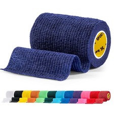 SPORTTAPE Self-Adhesive Cohesive Bandage, 7.5cm x 4.5m, Navy - Single Roll | Com