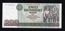 200 marek 1985 Niemcy NRD Replacement ZA P-32r UNZ UNC