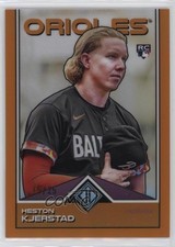 2024 Topps Transcendent Collection Orange Refractor 15/25 Heston Kjerstad 1b3