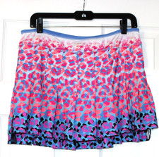 Lucky In Love L/12 (Fit 31In) Skirt Skort 3" Shorts All Over Print Abstract