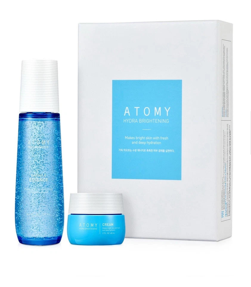Atomy Hydra Juego de Cuidado Iluminador Cápsula Esencia 130ml + Crema 60ml K-Beauty Foto 2 de 4