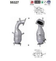 Katalysator As 55327 FüR Fiat 500L Tipo Doblo Cargo 500X 199LYF1B 263AXG1B Lpg 3