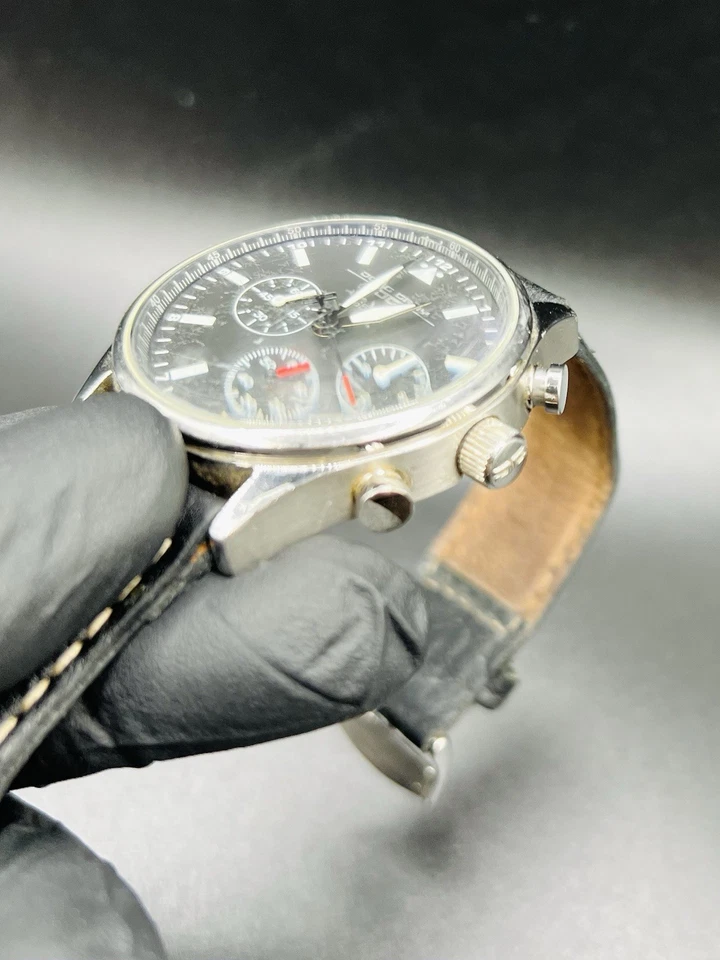 Reloj Pulsera Hombre JG6500-51 BARRACK OBAMA USADO RARO JORG GRIS Foto 3 de 4