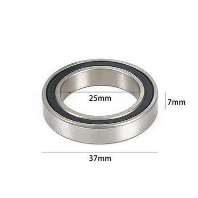 2Pcs 25*37*7MM Ball Bearing 6805-2RS Thin Wall Deep Groove Steel Bearings