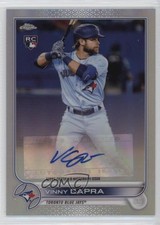 2022 Topps Chrome Update Vinny Capra #AC-VC Auto 0bp1