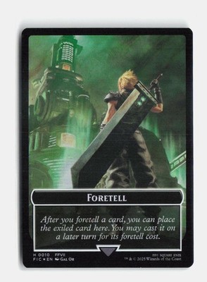 Foretell / Treasure Token Surge Foil 10 / 36 Foil Commander FINAL FANTASY MTG NM