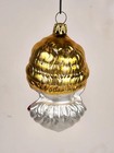 Vintage Blown Glass Christmas Ornament Baby/Doll Head Inge- Glas W GERMANY — photo 3