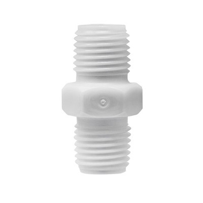 1/4'' NPT nylon plastic nipple.
