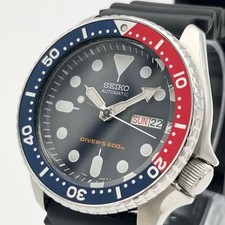 grade SEIKO Diver's Automatic 200m Waterproof Wristwatch Pepsi Bezel