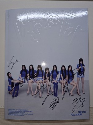 TWICE [THIS IS FOR] All Member Autographed Signed Album | eBay