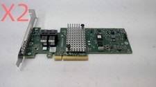 LOT OF 2 46C9115 H3-25499-03 IBM SAS9340-8I S...