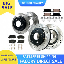 Front And Rear Rotors Brake Ceramic Pads Kits Fits Lexus Rx350 2007 2008 2009
