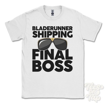 BLADERUNNER SHIPPING FINAL BOSS T-SHIRT lustiges Weihnachtsgeschenk Southampton England