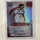 2025-26 Bowman Best U Basketball Darrion Williams Autograph refractor