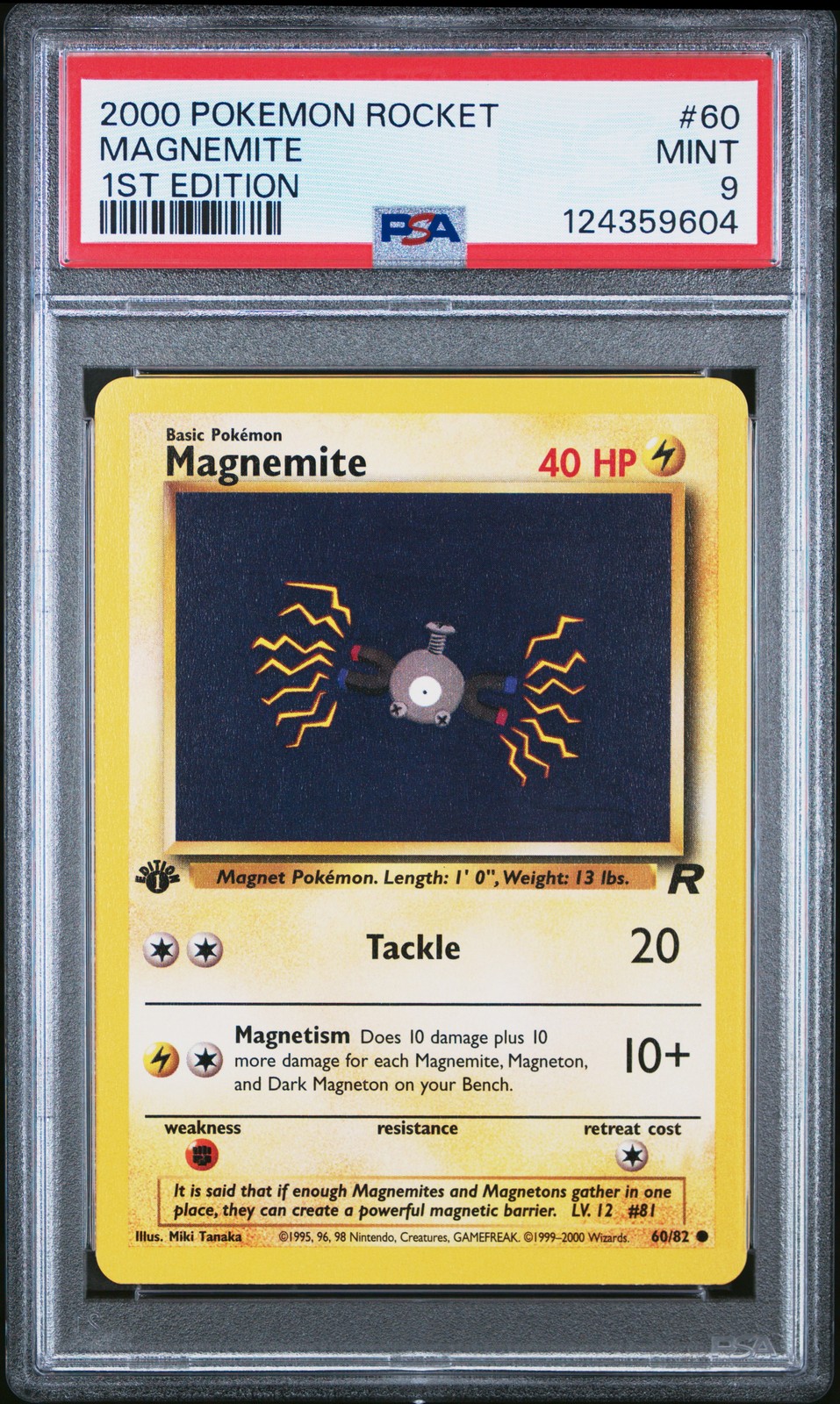 Magnemite 1st Edition #60