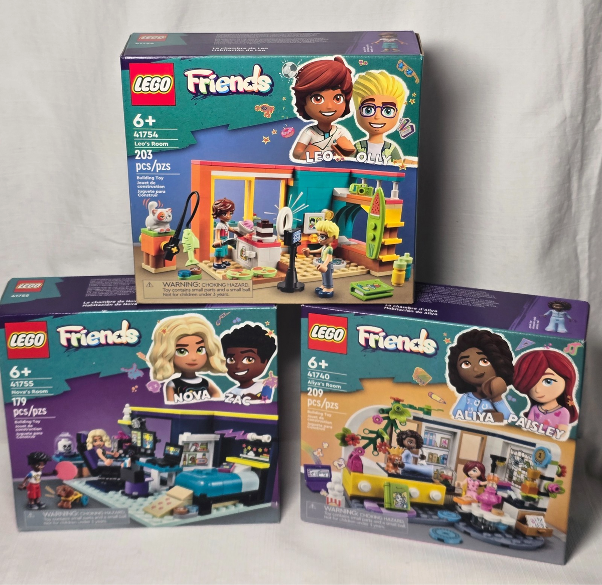 LEGO Friends Room Sets - YOU CHOOSE - Allya 41740, Nova 41755 OR