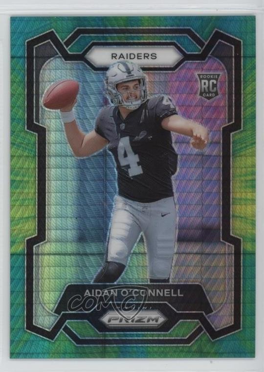 2023 Panini Prizm Rookies Hyper 124/175 Aidan O'Connell #360 Rookie RC 4at