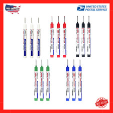 Long Head Deep Hole Marker Pens, 15PCS Long Nib Marker 20mm Quick Dry Waterpr...