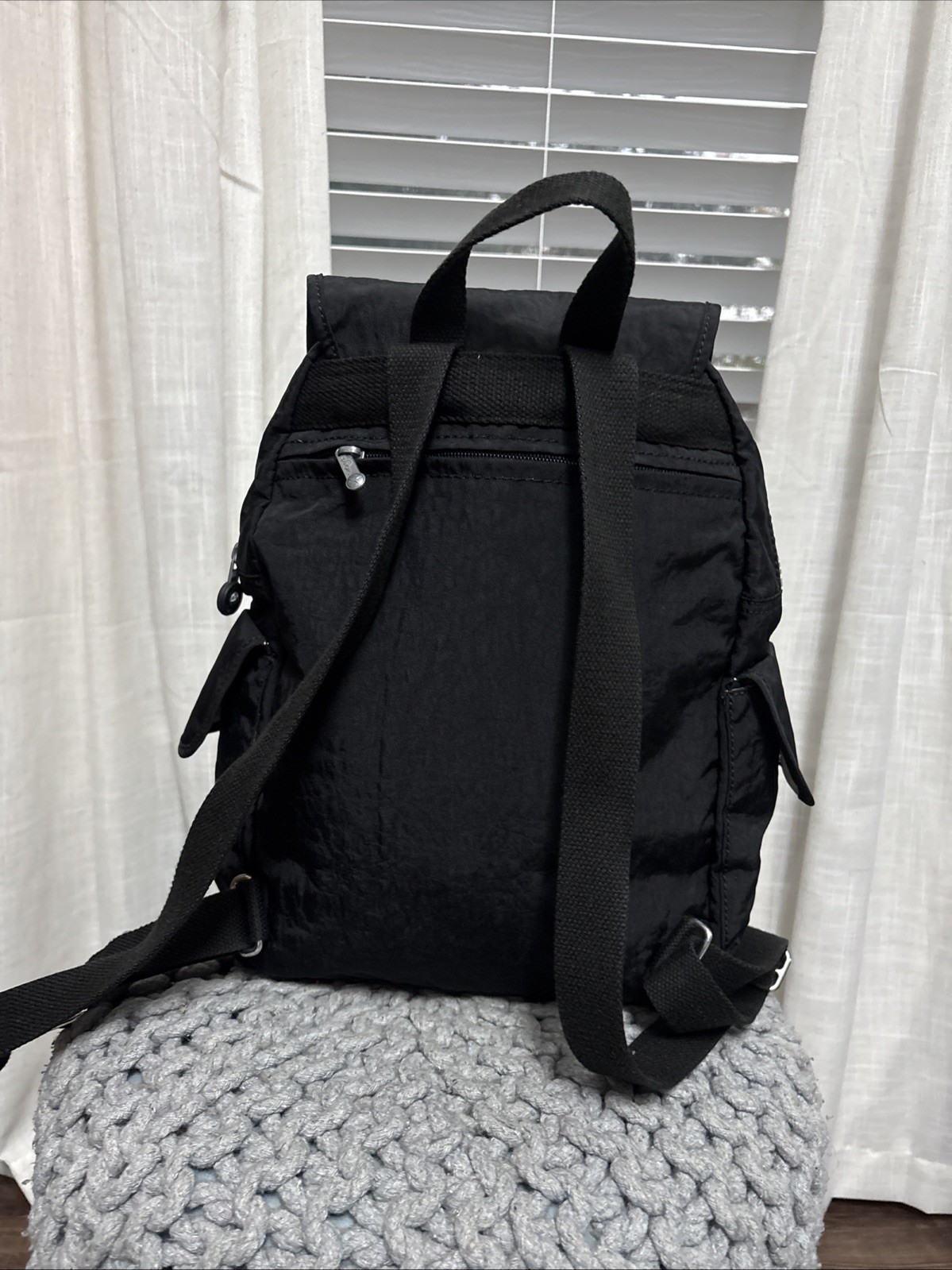 Kipling City Pack Black  Backpack No Monkey Charm - image 8