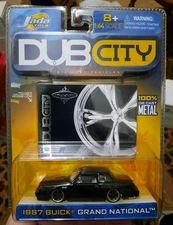 JADA DUB CITY 100% METAL BLACK 1987 BUICK GRAND NATIONAL 1:64 c.2004