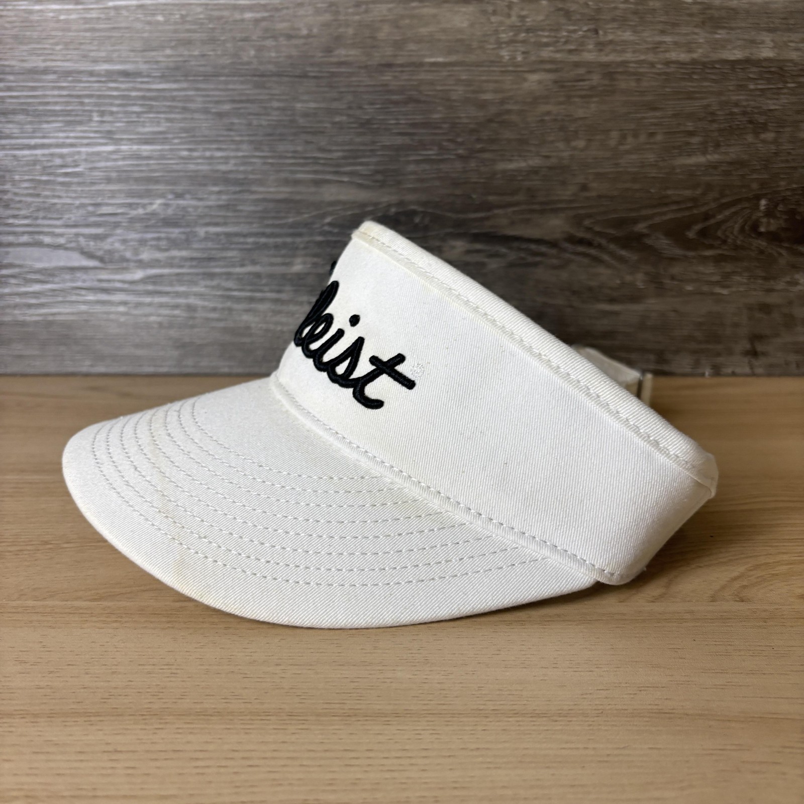 Titleist Hat Cap Visor Strap Back Embroidered Gol… - image 4