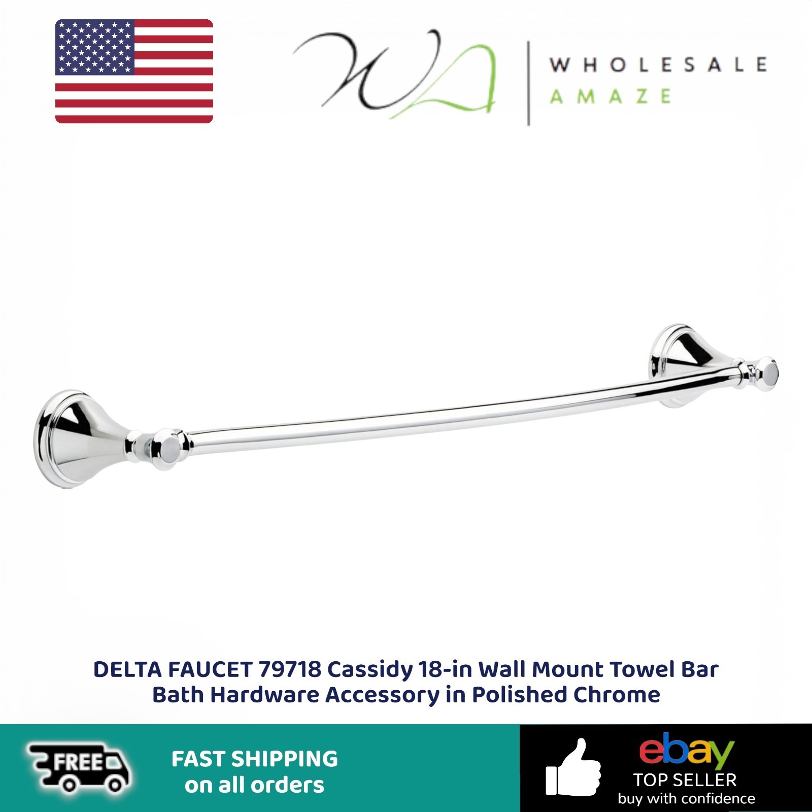 Bar Bath Hardware Polish Chrome