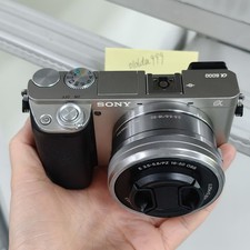 Sony Alpha A6000 24.3MP Mirrorless Camera with 16-50mm Lens English Sliver