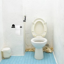 Wall Mounted Bathroom Storage Rack Functional Toilet Paper Holder