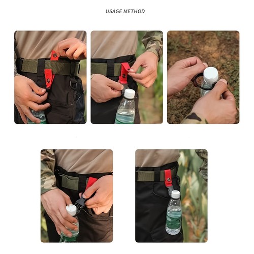 Portable Bottle Clip For Climbing and Hiking - Picture 7 of 36