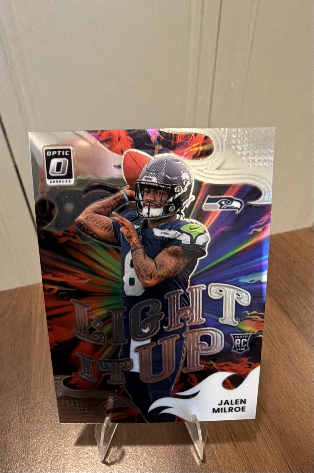 2025 Panini Donruss Optic - Light It Up Jalen Milroe #6 (RC)