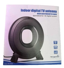 Indoor Digital TV Antenna High Gain Magnetic Base 4K HDTV AN-4006 New