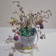 Decorative Miniature Easter Tree With Ornaments