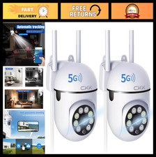 1080P Outdoor Security Camera 2MP PTZ WiFi, 360  Pan/Tilt, Color Night Vision, M