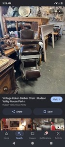 1918 KOKEN Antique Barber Chair - Fully Restored