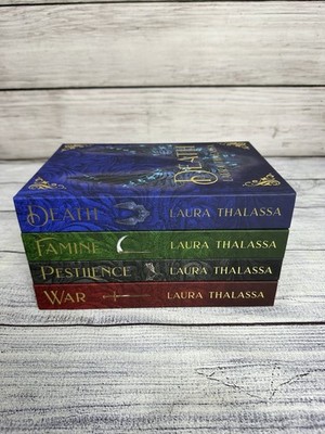 Laura Thalassa The Four Horsemen Arcane Society Excusive Edition Hardback Set