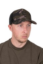 Fox Collection Trucker Cap Camo Black Mesh Baseballkappe