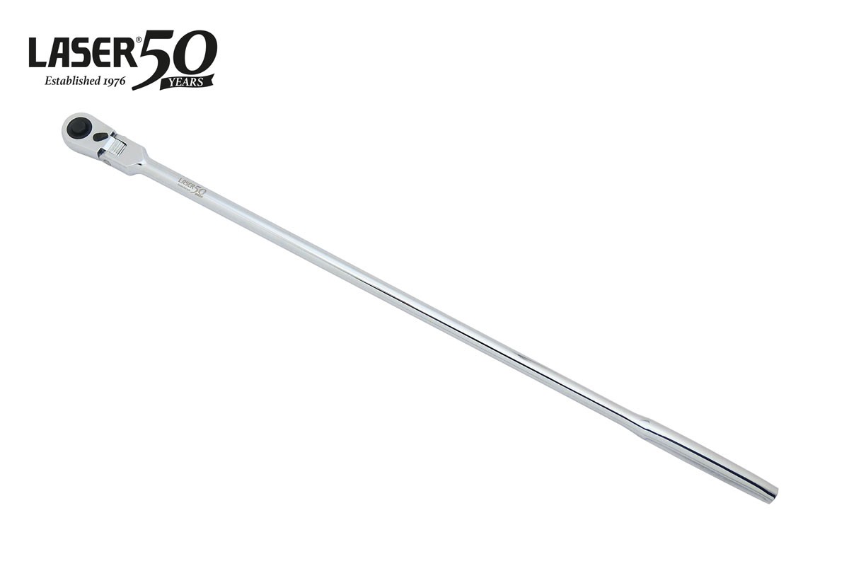 Laser Tools 1/2""D XL Flexi Head Ratchet & Comfort Handle 50th Anniversary 9363